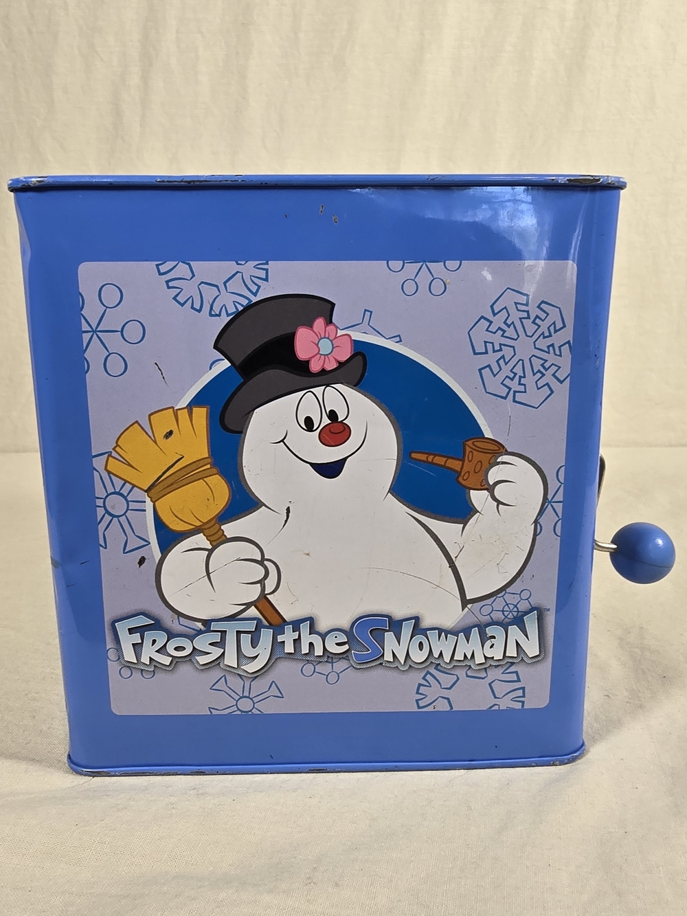 Gemmy Frosty the Snowman Musical Jack in the Box 2014 WORKS